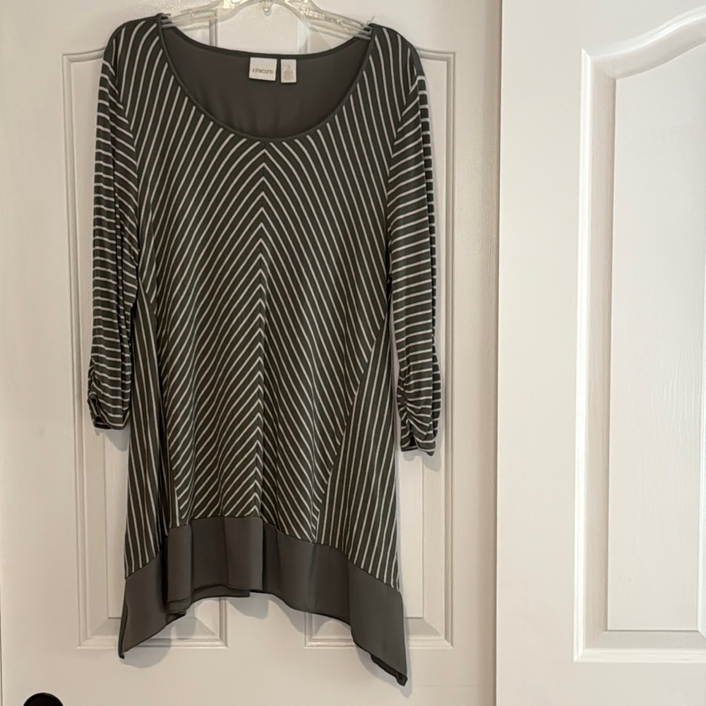 Striped Green Top